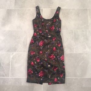 Silk L.K. Bennett Floral Dress-US size 6